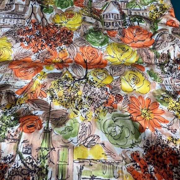 MCM Women's Vintage Floral Print Foldable Bag Size Medium - Picture 10 of 11
